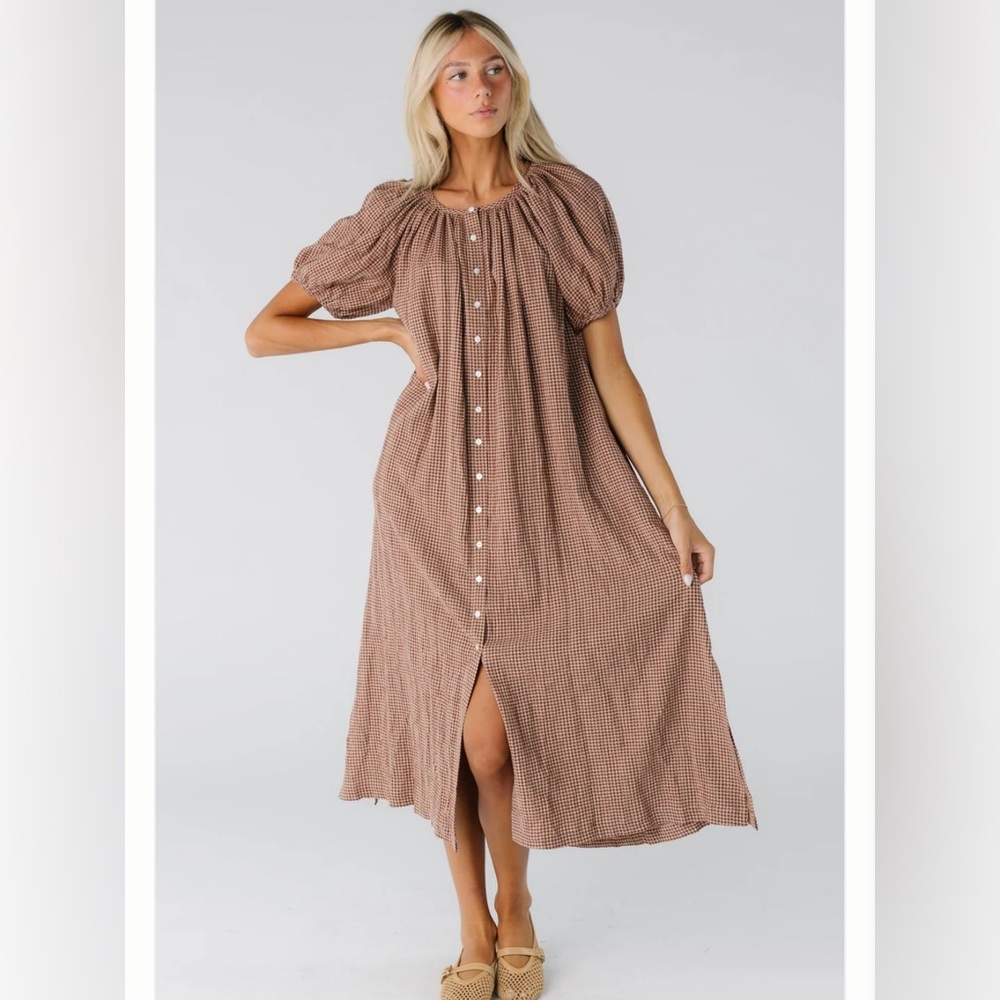 Red gingham dress - Picture 5 of 5